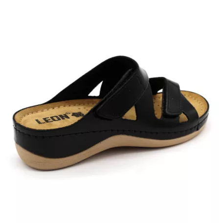 Leon Comfort női papucs-906 Fekete