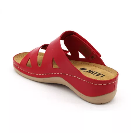 Leon Comfort női papucs-906 Piros
