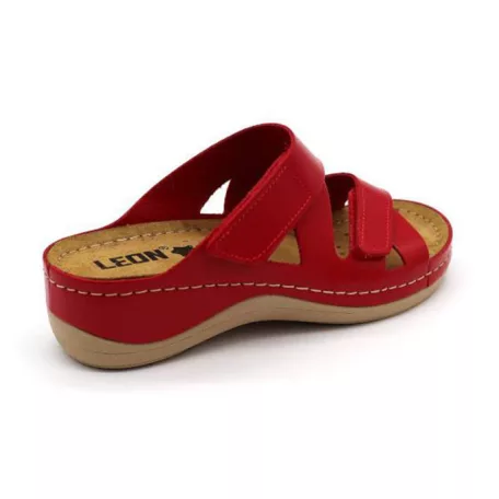 Leon Comfort női papucs-906 Piros