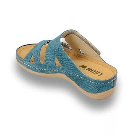 Leon Comfort női papucs-907 Kék