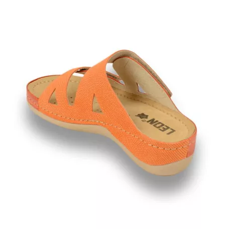 Leon Comfort női papucs-907 Narancs