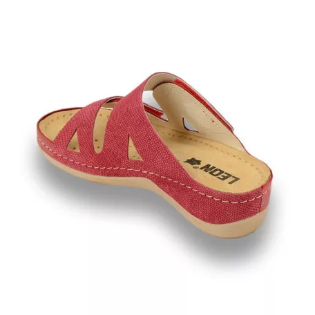 Leon Comfort női papucs-907 Piros