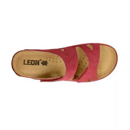 Leon Comfort női papucs-907 Piros