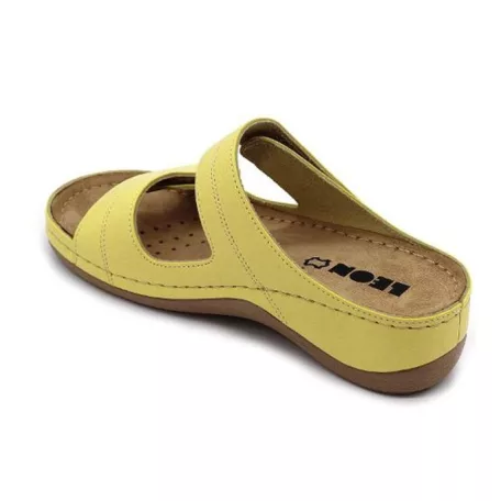 Leon Comfort női papucs-907 Sarga