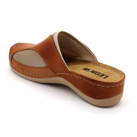 Leon Comfort női papucs-912 Barna