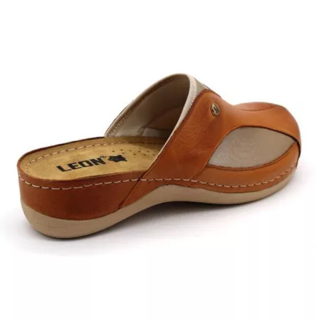 Leon Comfort női papucs-912 Barna