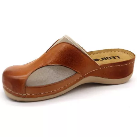 Leon Comfort női papucs-912 Barna