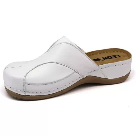 Leon Comfort női papucs-912 Fehér