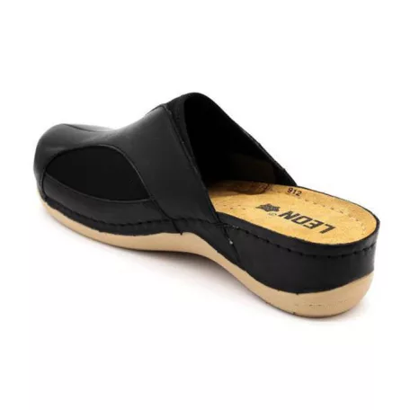 Leon Comfort női papucs-912 Fekete