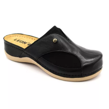 Leon Comfort női papucs-912 Fekete