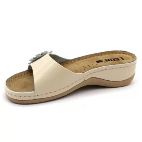 Leon Comfort női papucs-915 Bézs