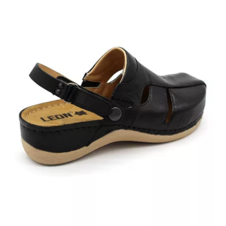 Leon Comfort női papucs-926 Fekete