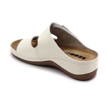 Leon Comfort női papucs-931 Feher-lakk