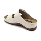 Leon Comfort női papucs-931 Feher-lakk