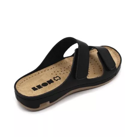 Leon Comfort női papucs-954 Fekete