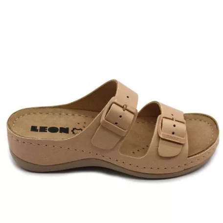 Leon Comfort női papucs-955 Bezs