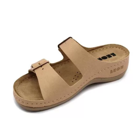 Leon Comfort női papucs-955 Bezs
