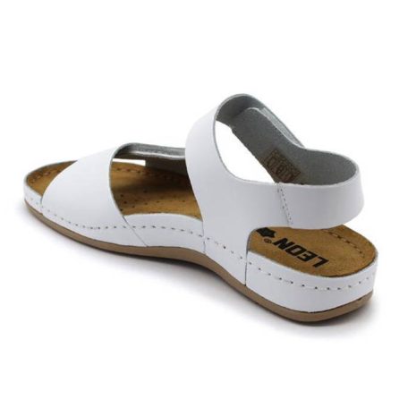 Leon Comfort női szandál-963 Fehér