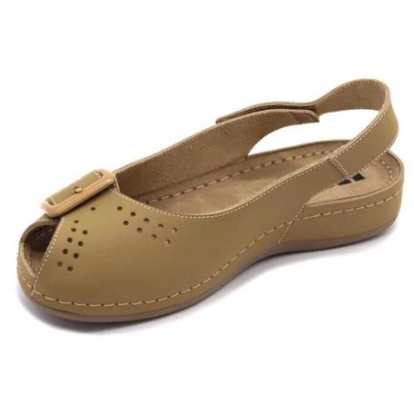 Leon Comfort női szandál-968 bezs