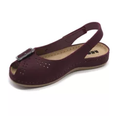 Leon Comfort női szandál-968 bordo