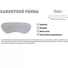 Batz talp betét női Talpbetét-970 Sarokfogo
