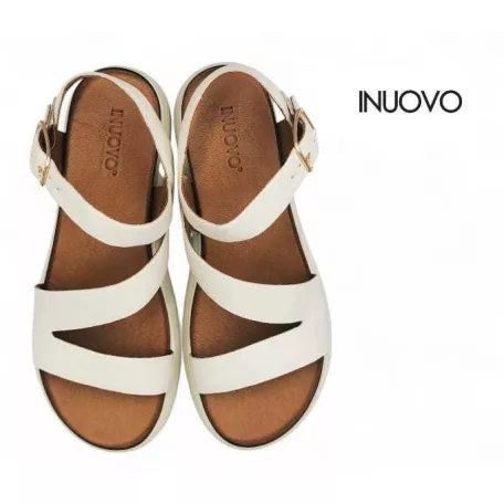 Inuovo női szandál-A96001 Crema