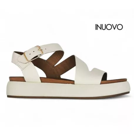 Inuovo női szandál-A96001 Crema