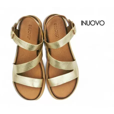 Inuovo női szandál-A96001 Gold