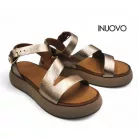 Inuovo női szandál-A96001 Metal-ash