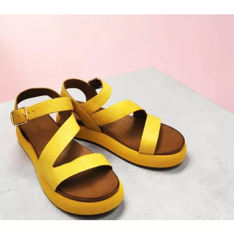 Inuovo női szandál-A96001 Yellow