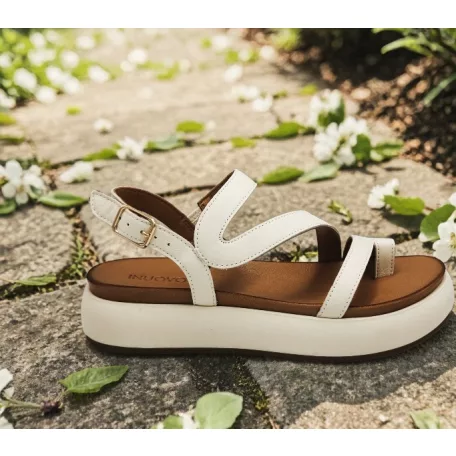 Inuovo női szandál-A96003 Crema