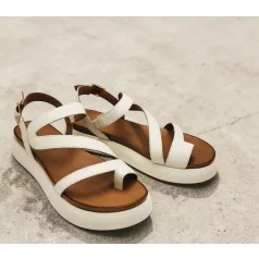 Inuovo női szandál-A96003 Crema