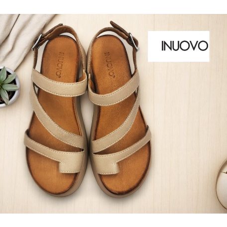 Inuovo női szandál-A96003 Grey