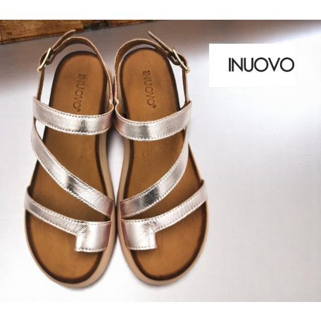 Inuovo női szandál-A96003 Metal-rose
