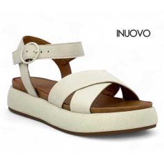 Inuovo női szandál-A96004 Crema