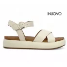 Inuovo női szandál-A96004 Crema