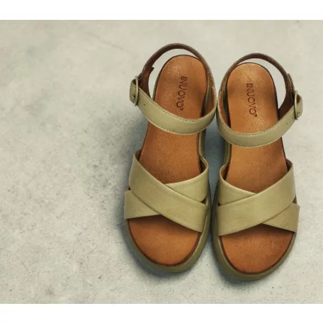 Inuovo női szandál-A96004 Green