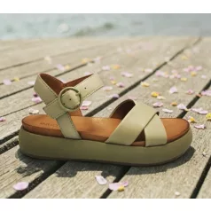 Inuovo női szandál-A96004 Green