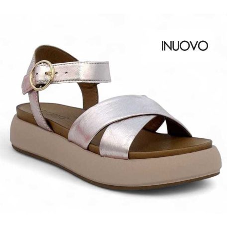 Inuovo női szandál-A96004 Metal-rose