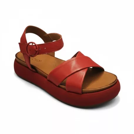 Inuovo női szandál-A96004 Raspberry