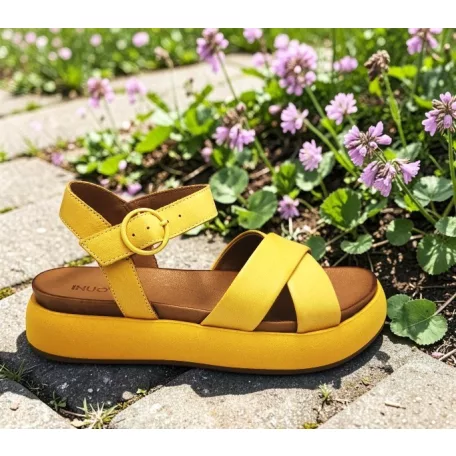 Inuovo női szandál-A96004 Yellow