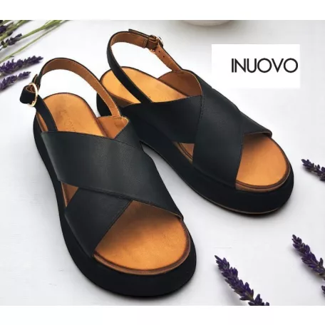 Inuovo női szandál-A96005 Black