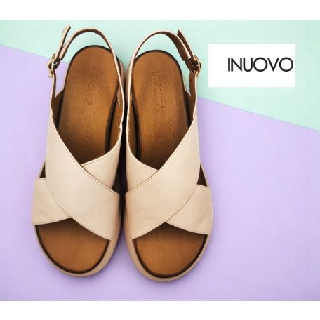 Inuovo női szandál-A96005 Blush