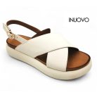 Inuovo női szandál-A96005 Crema