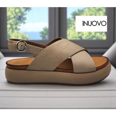 Inuovo női szandál-A96005 Grey