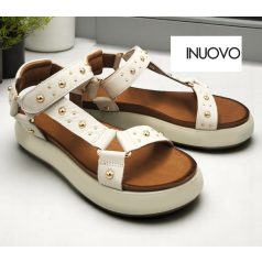 Inuovo női szandál-A96044 Crema