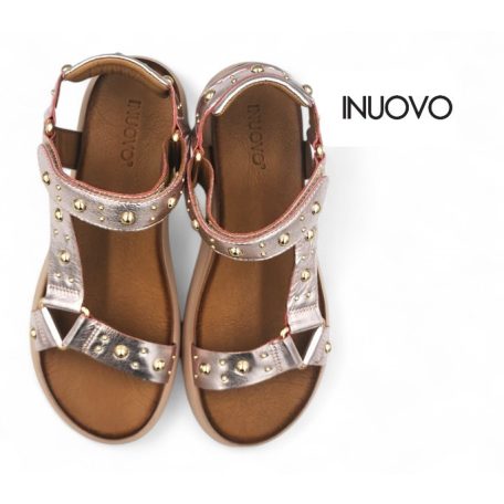 Inuovo női szandál-A96044 Metal-rose