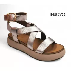 Inuovo női szandál-A96045 Metal-rose