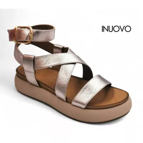 Inuovo női szandál-A96045 Metal-rose