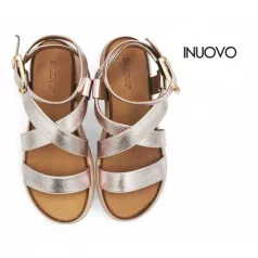 Inuovo női szandál-A96045 Metal-rose